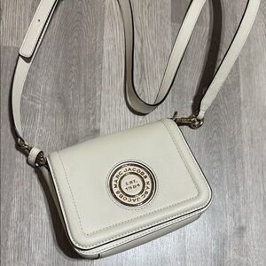 Marc Jacob’s Insignia Small Flap Logo Shoulder Bag